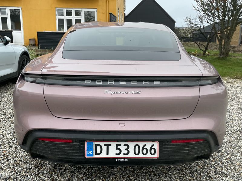 Porsche Taycan 4S spotted in Løkken