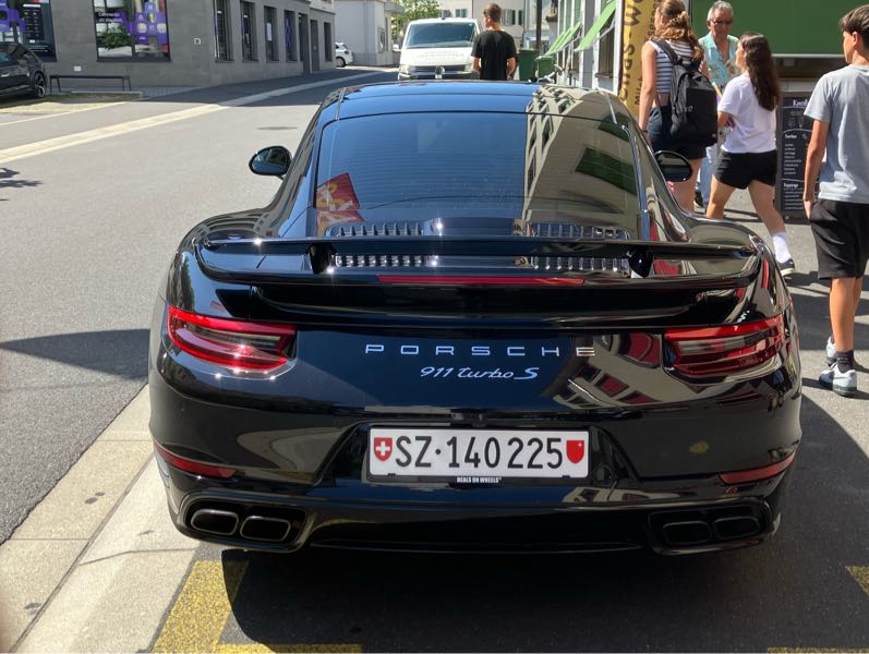 Porsche 911 Turbo S (2021) spotted in Zürich, Switzerland