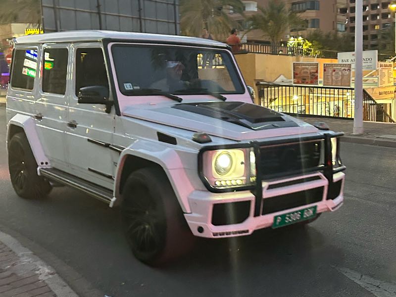 Mercedes-Benz G-Class spotted in Fuengirola