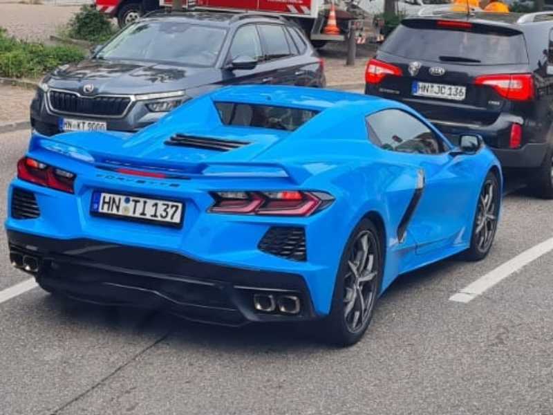 Chevrolet Corvette spotted in Aalen