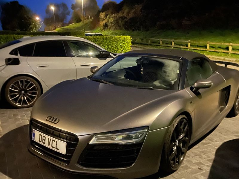 Audi R8 spotted in Paignton