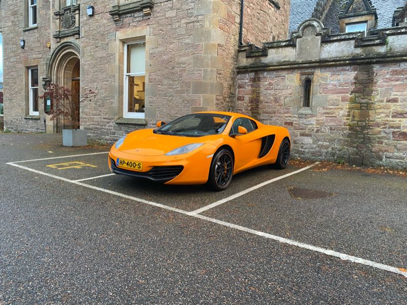 McLaren MP4-12C spotted in Inverness