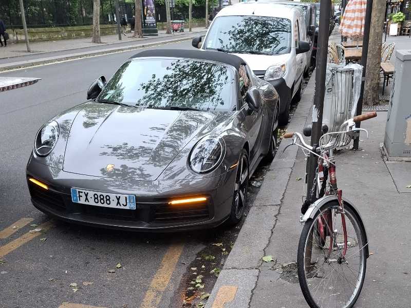 Porsche 911 (2021) spotted in Paris, France