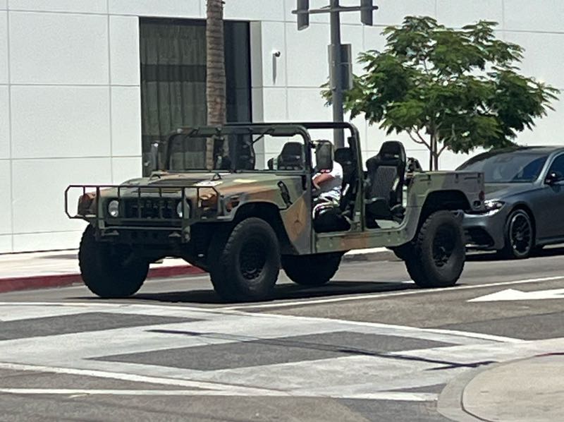 AM General Hummer H1 spotted in Los Angeles