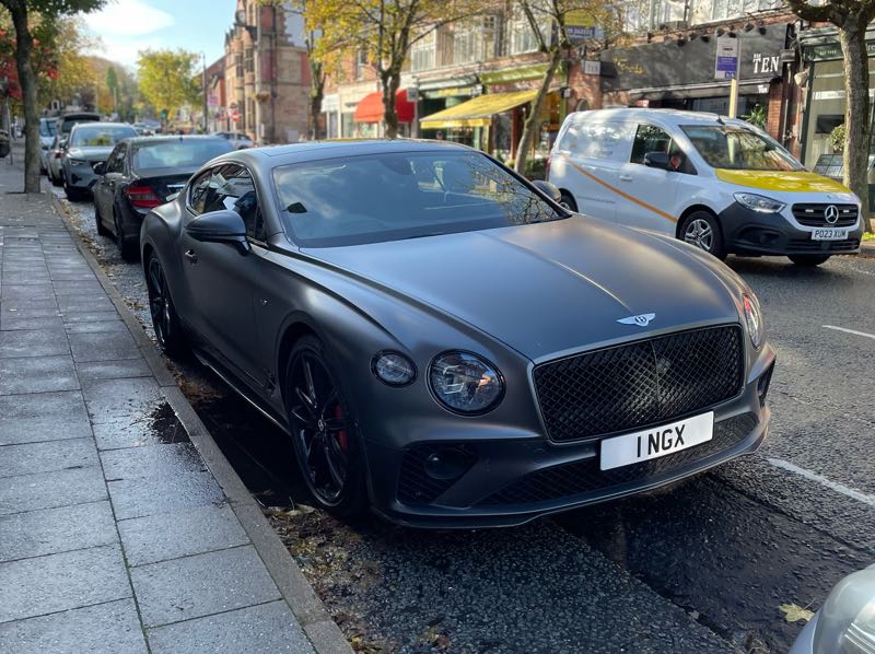 Bentley Continental GT (2023) spotted in Manchester, United Kingdom