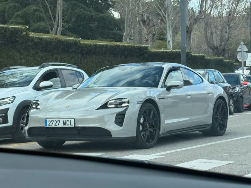Porsche Taycan spotted in Albacete