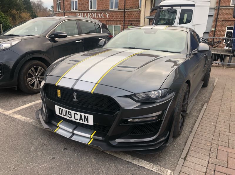 Ford Mustang Shelby GT500 (2019) spotted in Worthing, United Kingdom