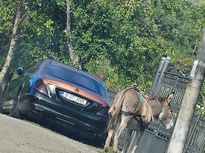Maybach S-Class spotted in Târgu Neamţ