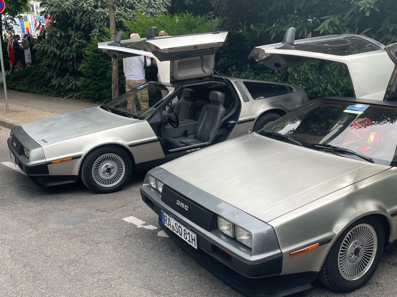 DMC DeLorean spotted in Baden-Baden