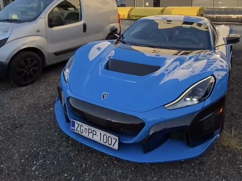 Rimac C_Two spotted in Zagreb