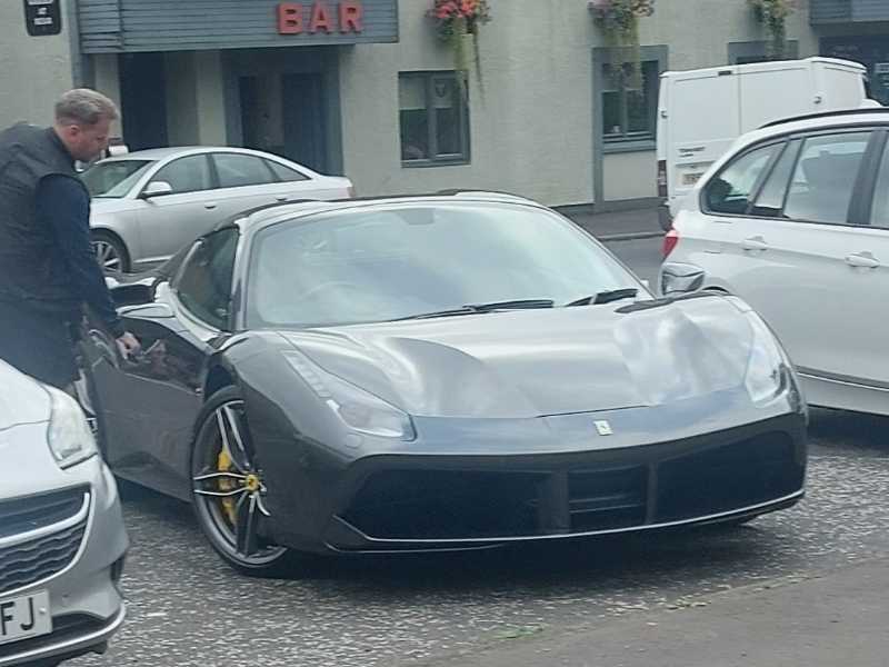 Ferrari 488 GTB spotted in Glasgow