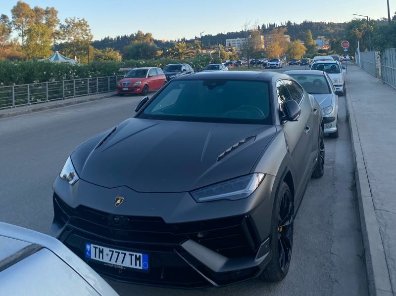 Lamborghini Urus spotted in Corfu