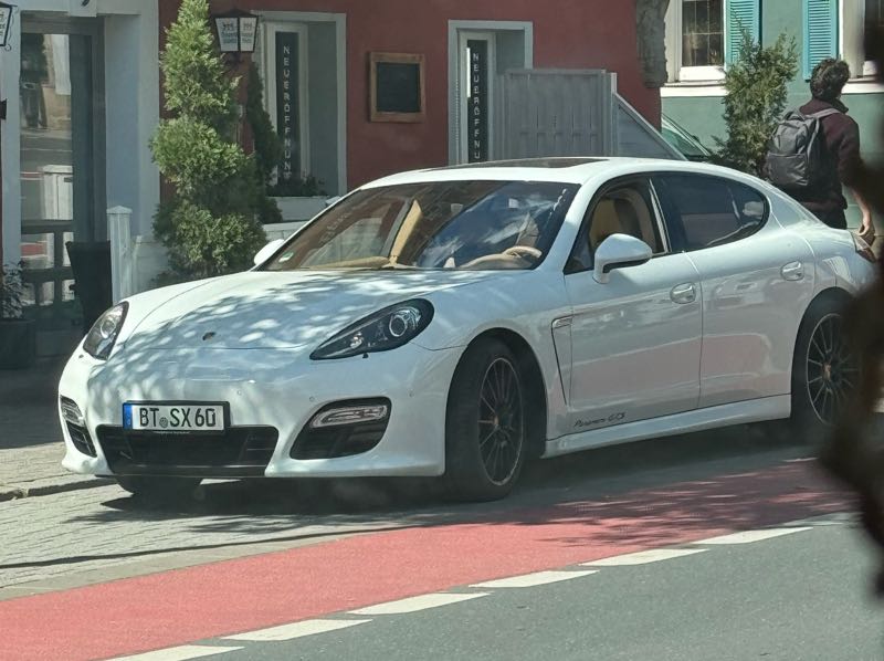 Porsche Panamera spotted in Bayreuth
