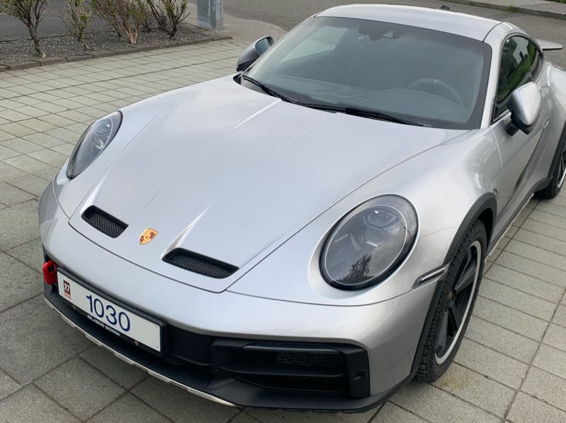 Porsche 911 GT3 spotted in Reykjavík