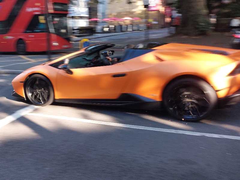 Lamborghini Huracán Spyder (2021) spotted in London, United Kingdom