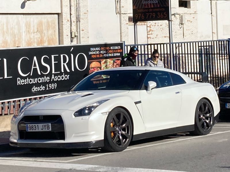 Nissan GT-R spotted in Zaragoza