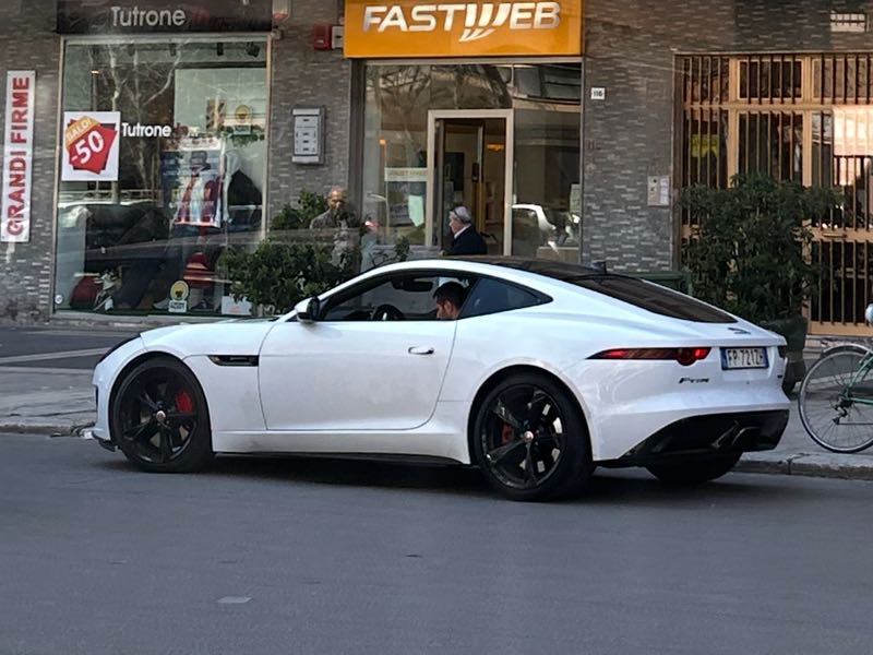 Jaguar F-Type (2021) spotted in Palermo, Italy
