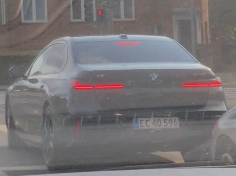 BMW i7 spotted in Kolding