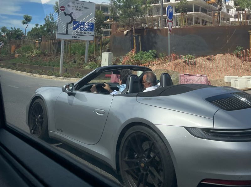 Porsche 911 Carrera 4S Cabriolet spotted in Lisbon