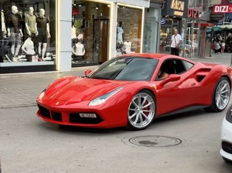 Ferrari 488 GTB spotted in Ferizaj