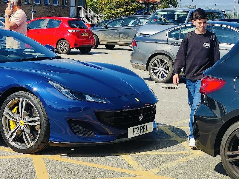 Ferrari Portofino spotted in Truro