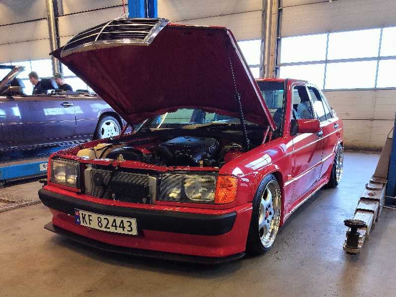 Mercedes-Benz 190E spotted in Brekstad
