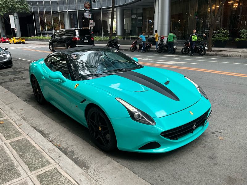 Ferrari California spotted in Quezon City
