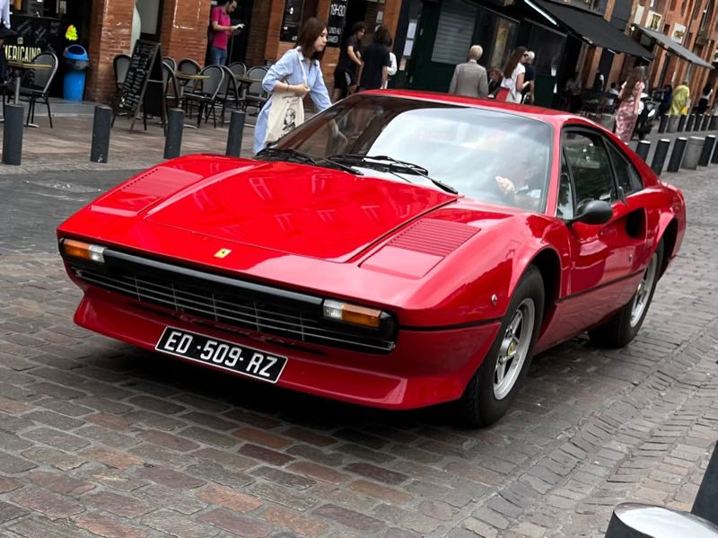 Ferrari 308 GTB spotted in La Maddalena