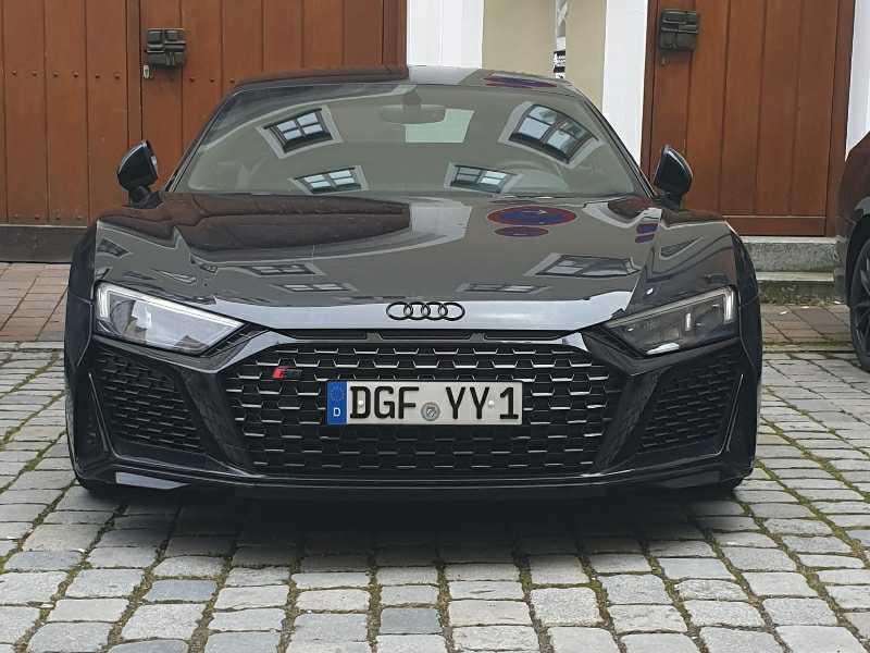 Audi R8 spotted in Landshut