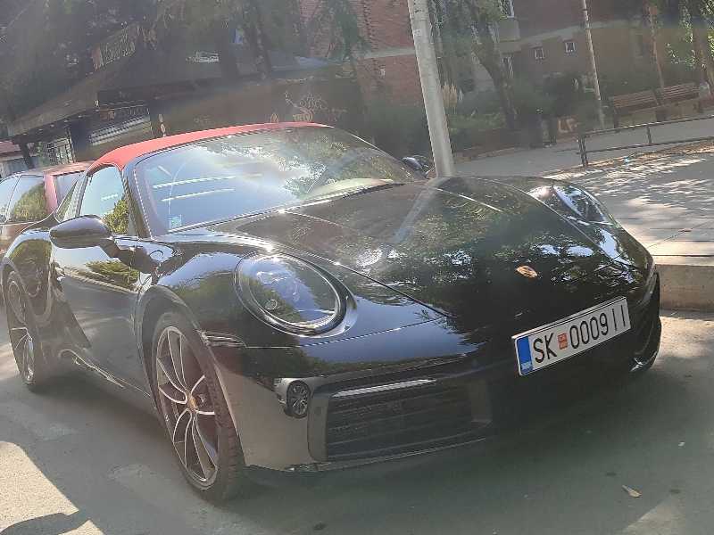 Porsche 911 Cabriolet (2021) spotted in Skopje, North Macedonia