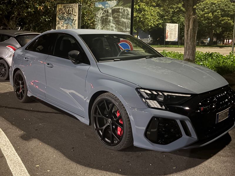 Audi RS3 spotted in Teramo