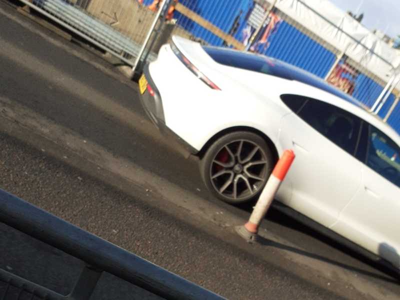 Porsche Taycan spotted in Aberfeldy