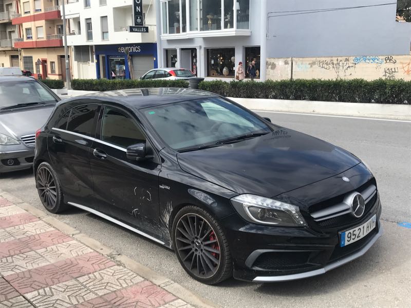 Mercedes-Benz A-Class spotted in Benidorm