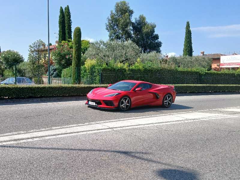Chevrolet Corvette C8 (2020) spotted in Verona, Italy