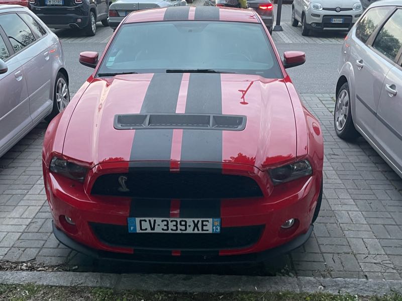 Ford Mustang Shelby GT500 (2013) spotted in Cuneo, Italy