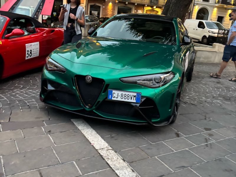 Alfa Romeo Giulia Quadrifoglio (2021) spotted in Teramo, Italy