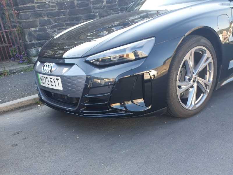Audi e-tron GT spotted in Rhondda