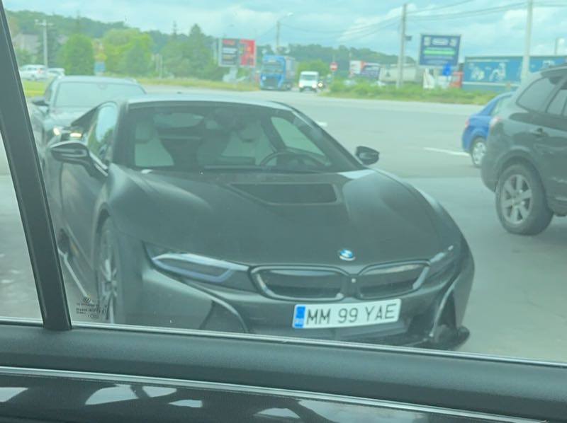 BMW i8 spotted in Dej