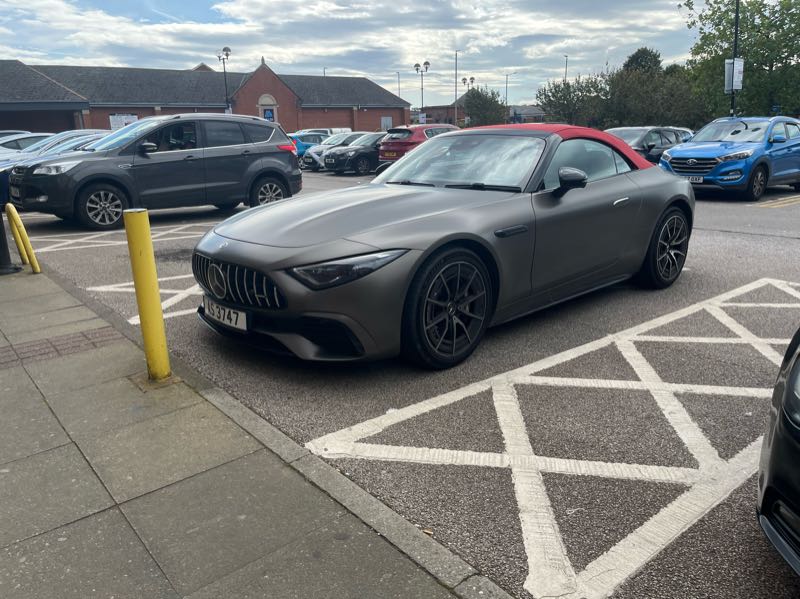 Mercedes-Benz SL spotted in Liverpool