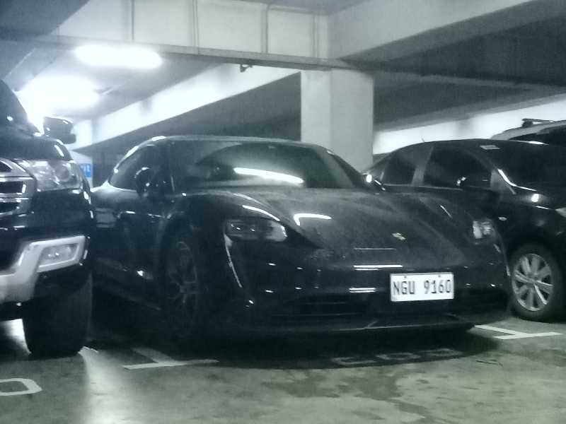 Porsche Taycan spotted in Paranaque City