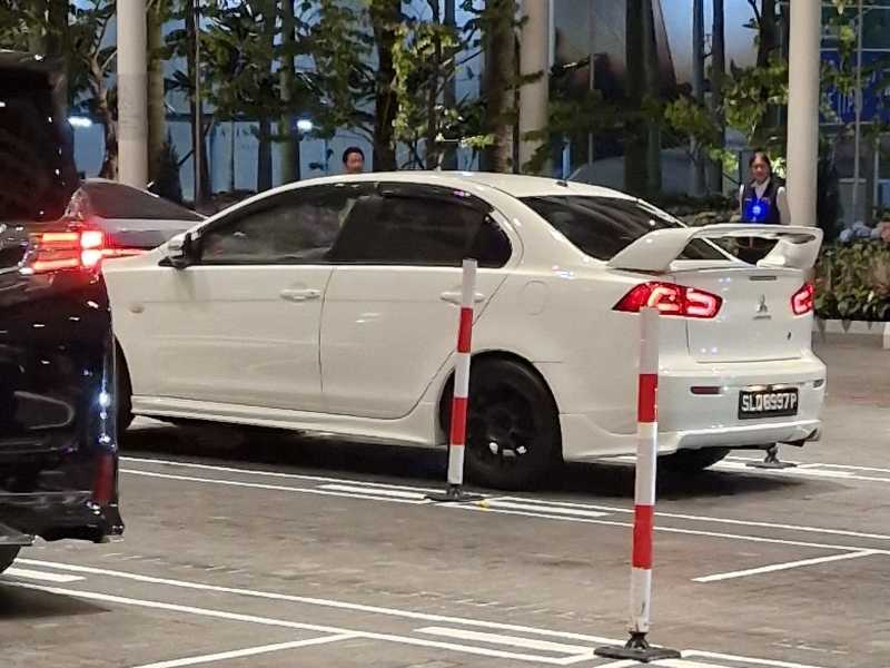 Mitsubishi Lancer Evolution X spotted in Singapore