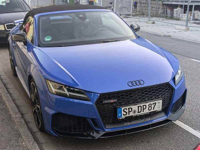 Audi TT RS spotted in Speyer