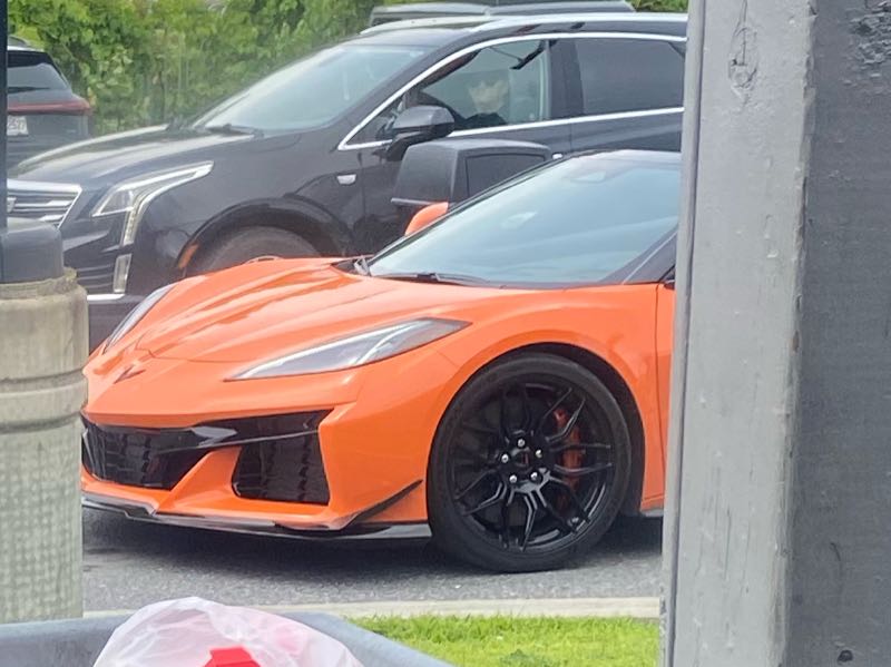 Chevrolet Corvette C8 spotted in Sherbrooke