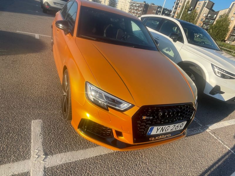 Audi RS3 spotted in Växjö