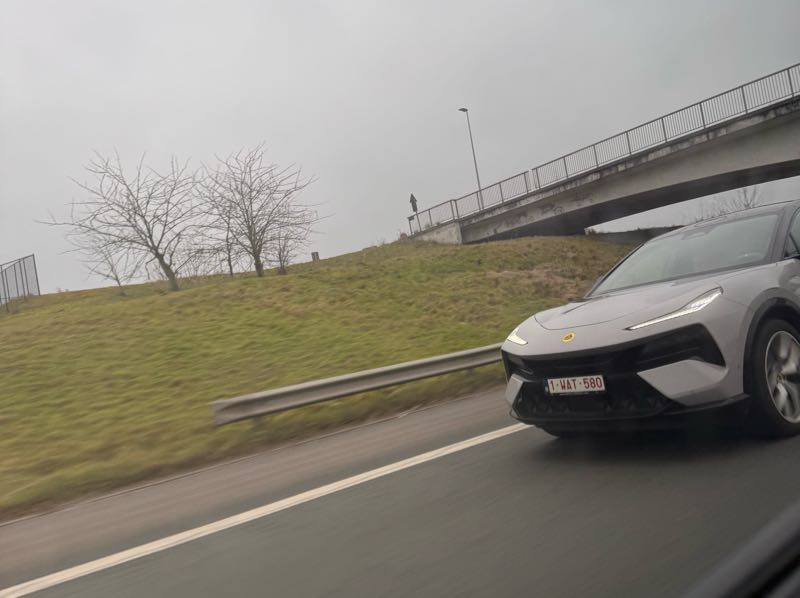 Lotus Eletre spotted in Mouscron