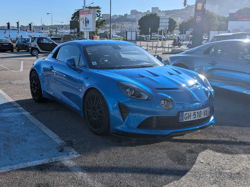 Alpine A110 (2021) spotted in Ajaccio, France