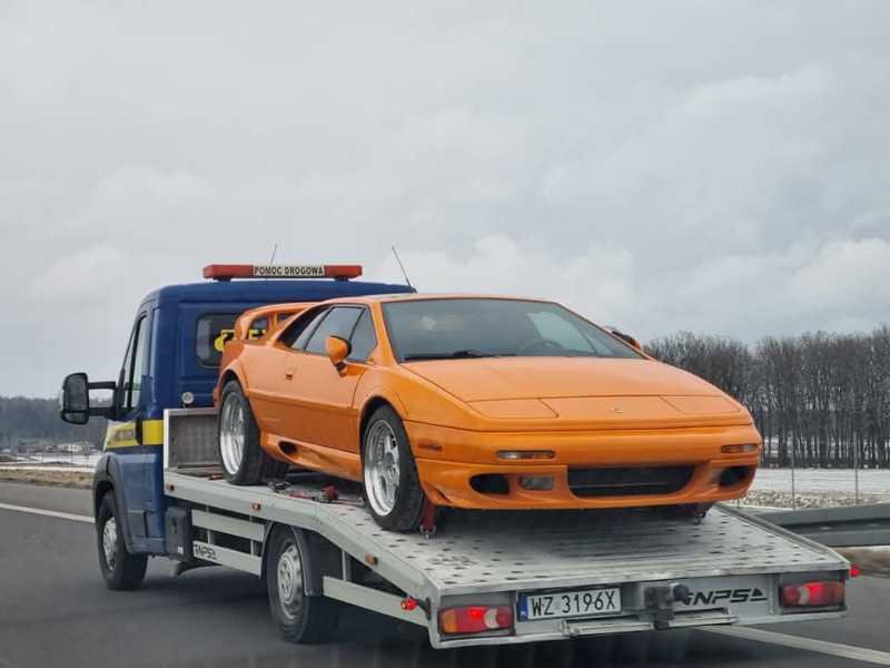 Lotus Esprit spotted in Jastrzębie Zdrój