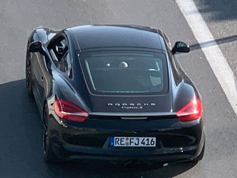 Porsche Cayman S spotted in Nürburg