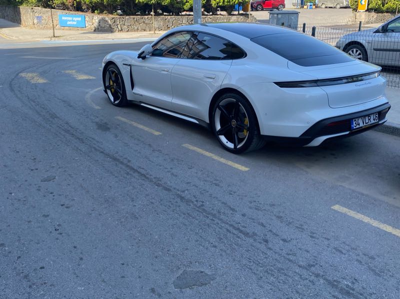 Porsche Taycan Turbo spotted in Karasu