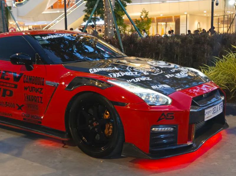 Nissan GT-R spotted in Phnom Penh